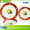 16PC Porcelain Decal Christmas Design Dinner Set (616032)